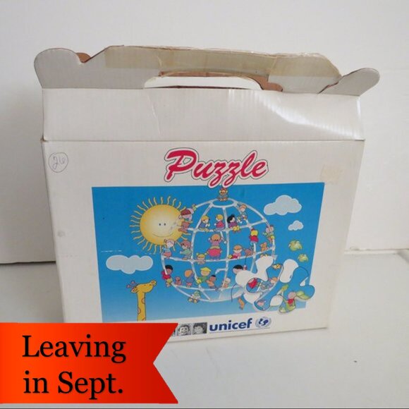 UNICEF Kids on Jungle Gym RARE FLOOR PUZZLE Pieces in LIKE NEW condition - Picture 2 of 9